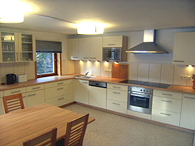 moderne K�che Gletscher Haus Tux